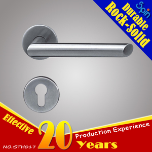 One of the most popular L-shape stainless steel door handle Indoor room lock style in Southeast Asia
