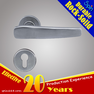  SUS304 stainless steel solid casting lever door handle for interior doors room lock/ Hardware door 