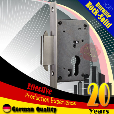 40mm stainless steel double hook square lock tongue Mortise lock body