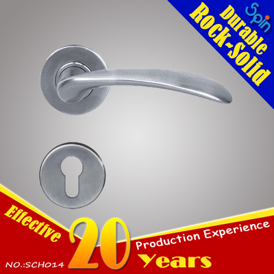 Special door hardware for 304stainless steel solid cast lever door handle for interior doors room l