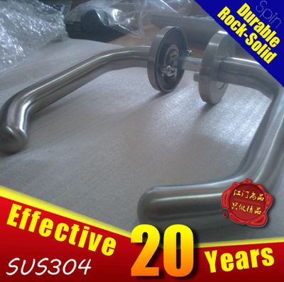 NEW!!! SUS304stainless steel tube The new three bending handle lever door handle