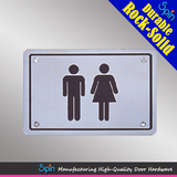Door hardware of 304 Stainless steel toilet door sign plate,office door sign plate02