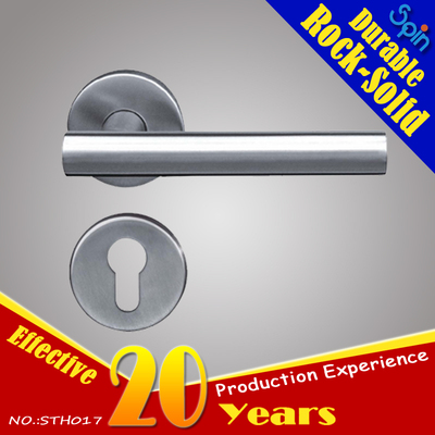 T-bar steel door handle for interior door room lock