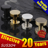 Cabinet stainless steel 304 circular Recessed Cup Knob Handle/ Privacy Sliding Door Locks