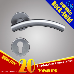 Factory price for tube lever handle door handle, Semi-curved curve. It is a cold character